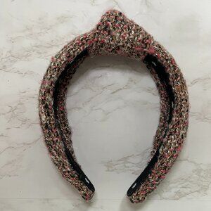 Lele Sadoughi Pink Tweed Headband